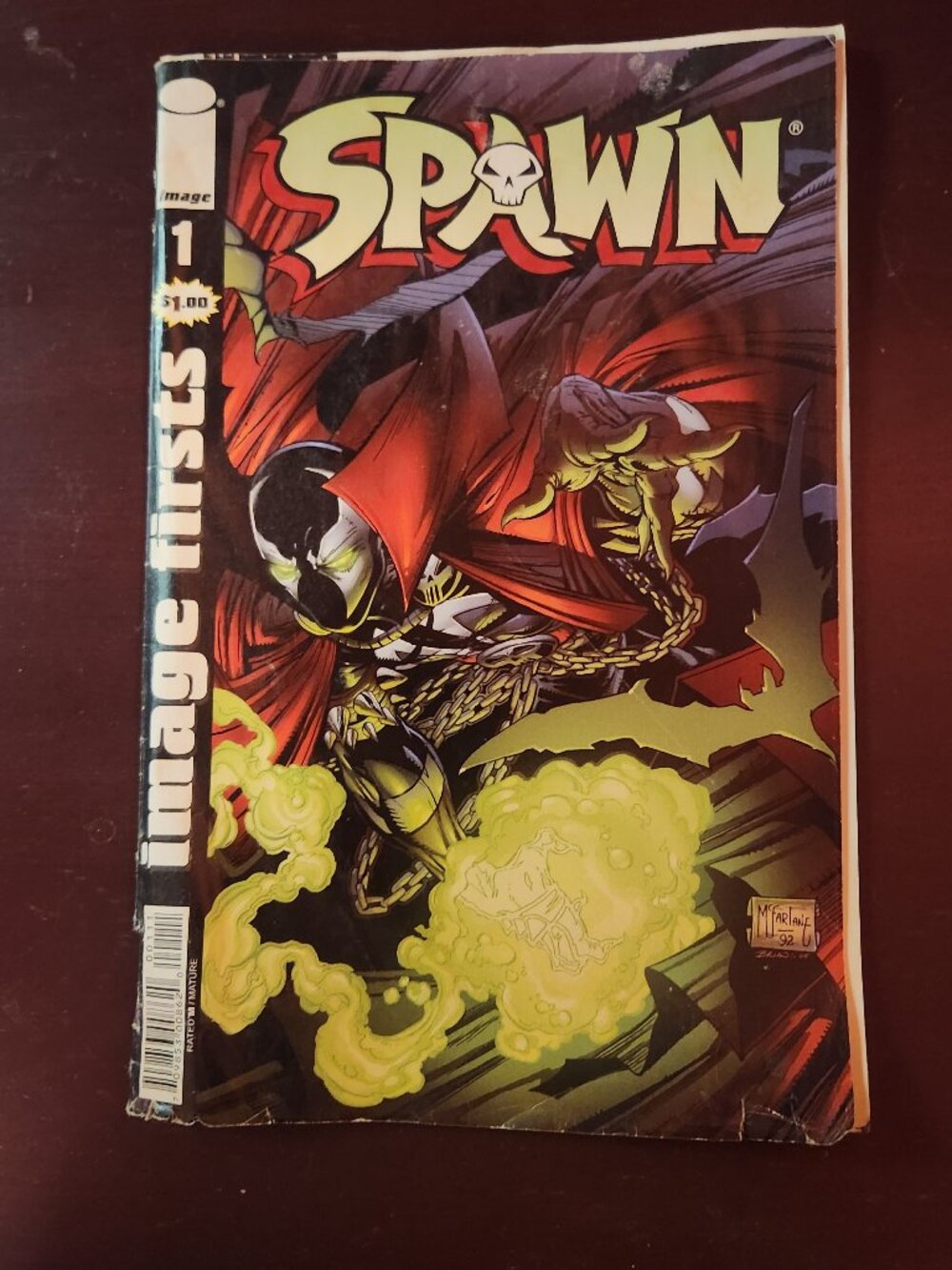 SPAWN #1 First Edition COMIC BOOK - May 1 - 1992 Image Comics - Todd McFarlane -